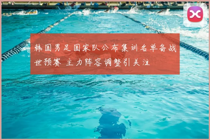 韩国男足国家队公布集训名单备战世预赛 主力阵容调整引关注